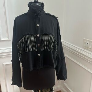 Melrose With Love Bling Denim shirt.